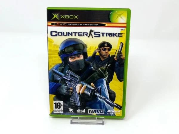 Portada de Counter-Strike (ESP) para XBOX, edición PAL España, de segunda mano