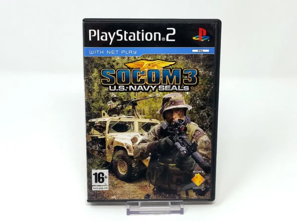 Portada de SOCOM 3: U.S. Navy SEALs (POR) para PlayStation 2, edición PAL Portugal, de segunda mano