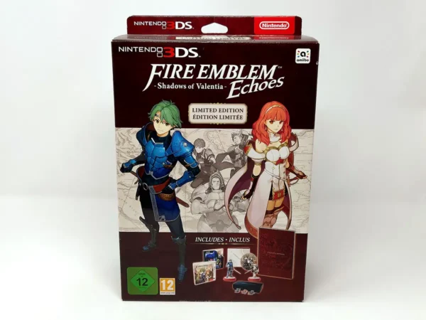 Portada de Fire Emblem Echoes: Shadows of Valentia (Limited Edition) (EUR) (Precintado) para Nintendo 3DS, edición PAL EUR, de segunda mano