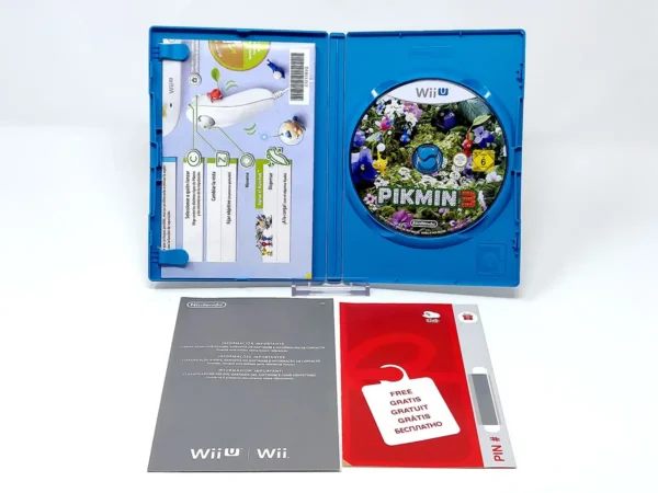 Parte trasera de Pikmin 3 (ESP) para Nintendo Wii U, edición PAL España