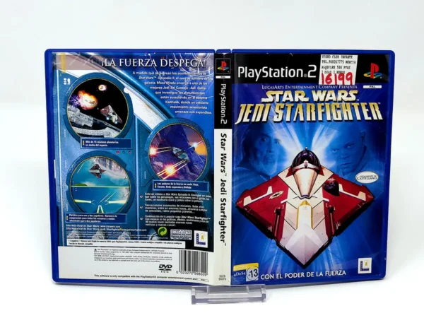 Star Wars: Jedi Starfighter (ESP) (Carátula) (Rebajado) para PlayStation 2, edición PAL España, de segunda mano