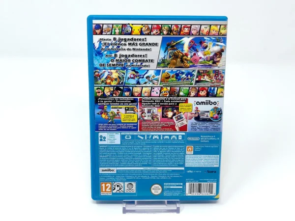 Parte trasera de Super Smash Bros. for Wii U (ESP) para Nintendo Wii U, edición PAL España