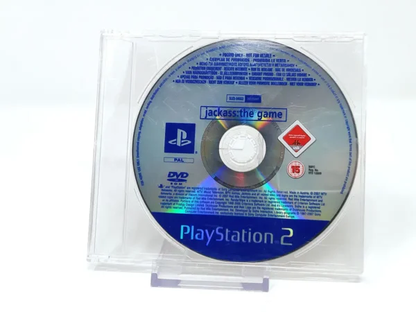 Portada de Jackass: The Game (ESP) (Disco) (Promo) para PlayStation 2, edición PAL España, de segunda mano