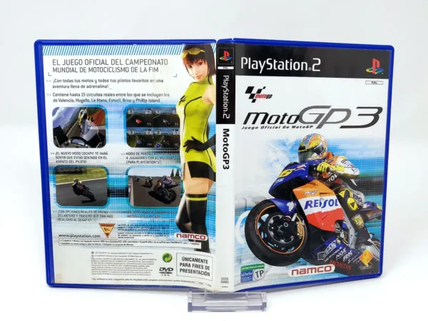 MotoGP 3 (ESP) (Promo) (Carátula) para PlayStation 2, edición PAL España, de segunda mano