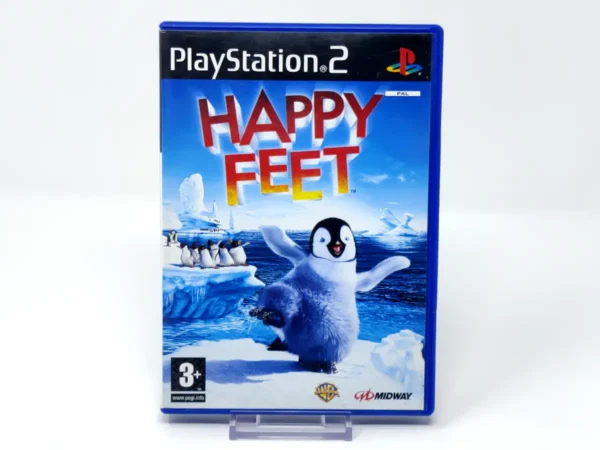 Portada de Happy Feet (ESP) para PlayStation 2, edición PAL España, de segunda mano