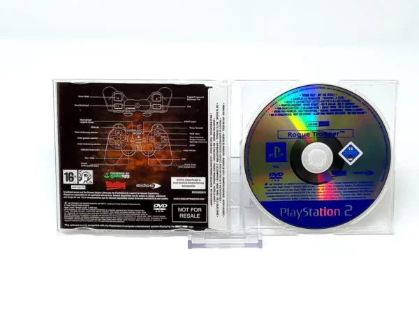 Parte trasera de Rogue Trooper (EUR) (Promo) para PlayStation 2, edición PAL