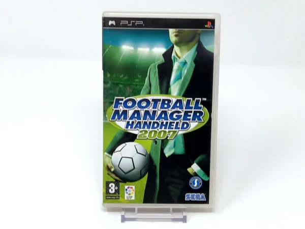 Portada de Football Manager Handheld 2007 (ESP) para PSP, edición PAL España, de segunda mano