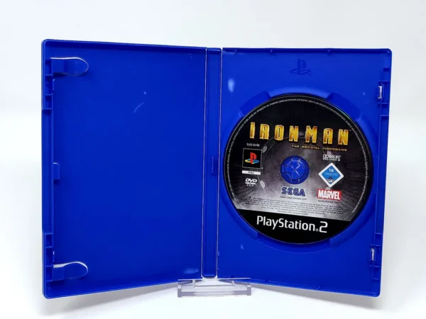 Interior del juego Iron Man (ESP) (Rebajado) para PlayStation 2 con disco y manual