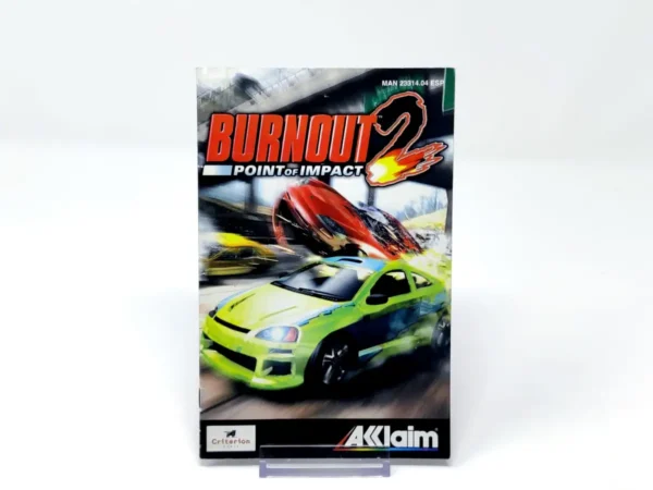 Burnout 2: Point of Impact (ESP) (Manual) para PlayStation 2, edición PAL España, de segunda mano