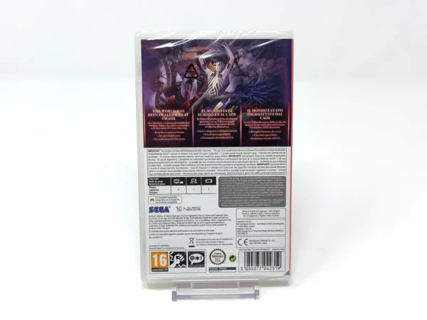 Parte trasera de Shin Megami Tensei III Nocturne HD Remaster (ESP) (Precintado) para Nintendo Switch, edición PAL España