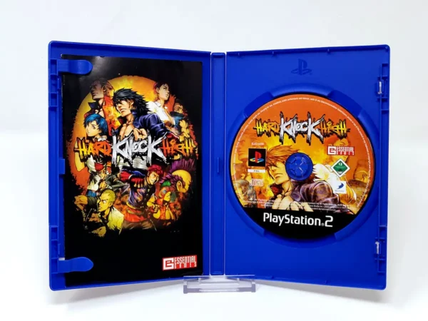 Interior del juego Hard Knock High (ESP) para PlayStation 2 con disco y manual