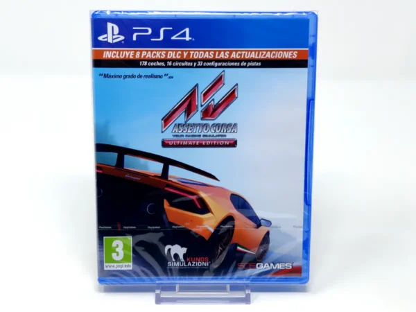 Portada de Assetto Corsa (Ultimate Edition) (ESP) (Precintado) para PlayStation 4, edición PAL España, nuevo