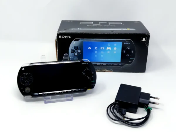 PSP 1000 Negra (Consola) (Con Caja) (Rebajado) para PSP, edición PAL, de segunda mano