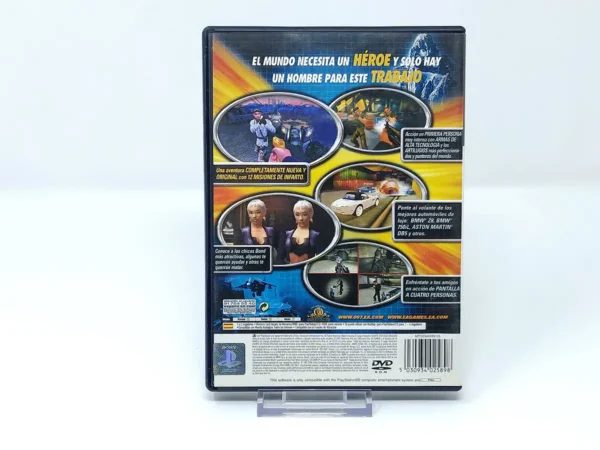 Interior del juego James Bond 007 en... Agente en Fuego Cruzado (ESP) para PlayStation 2 con disco y manual