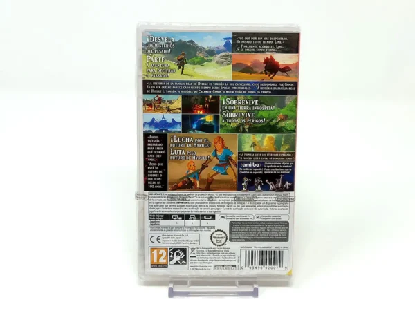 Parte trasera de The Legend of Zelda: Breath of the Wild (ESP) (Precintado) para Nintendo Switch, edición PAL España
