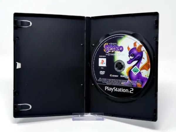 Interior del juego La Leyenda de Spyro: La Noche Eterna (ESP) (Rebajado) para PlayStation 2 con disco y manual