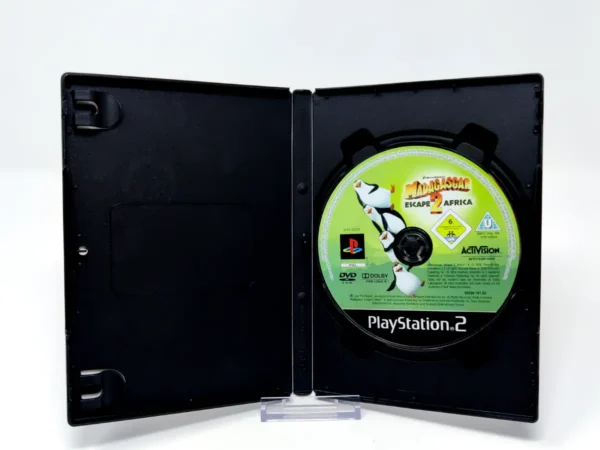 Interior del juego Madagascar 2 (ESP) (Rebajado) para PlayStation 2 con disco y manual