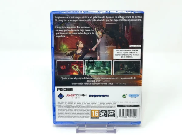 Parte trasera de Apsulov: End of Gods (ESP) (Precintado) para PlayStation 5, edición PAL España