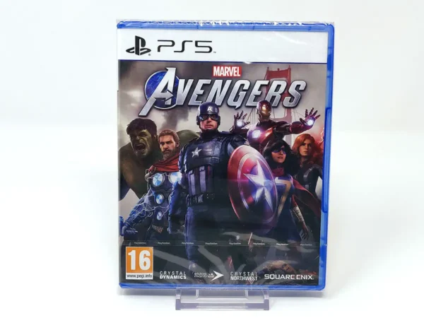 Portada de Marvel Avengers (ESP) (Precintado) para PlayStation 5, edición PAL España, nuevo