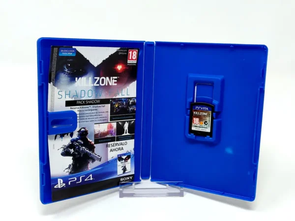 Interior del juego Killzone: Mercenary (ESP) para PS Vita con disco y manual