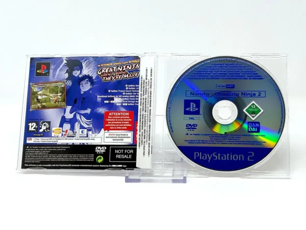 Parte trasera de Naruto: Ultimate Ninja 2 (EUR) (Promo) para PlayStation 2