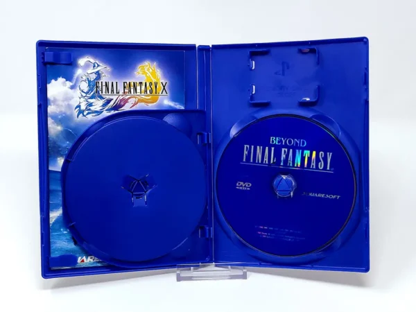 Lateral de la caja de Final Fantasy X (ESP) (Platinum) (Rebajado) para PlayStation 2