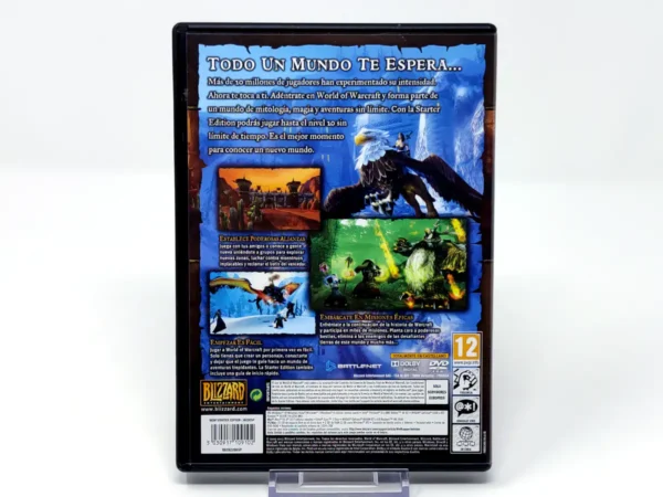 Parte trasera de World of WarCraft (Starter Edition) (ESP) para PC, edición PAL España