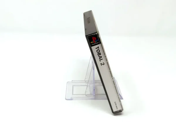 Lateral de la caja de Tobal 2 (JAP) para PlayStation 1