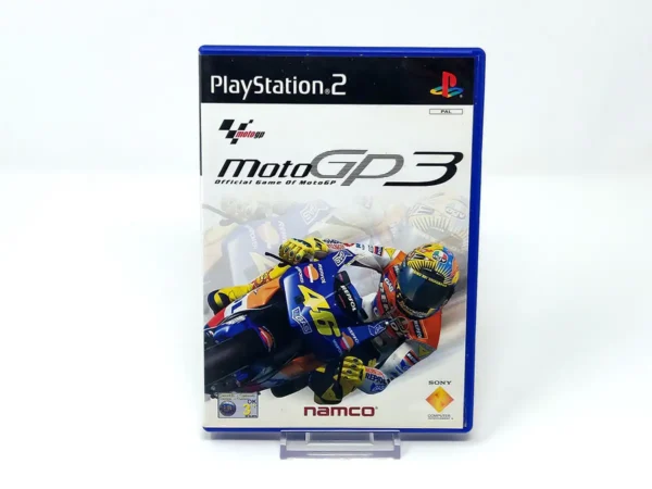 Portada de MotoGP 3 (ITA) para PlayStation 2, edición PAL Italia, de segunda mano