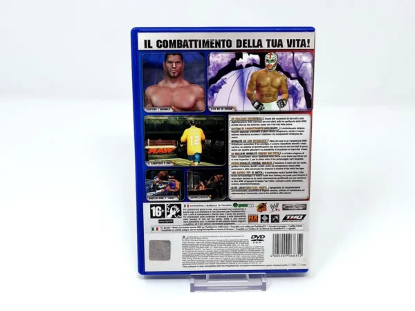 Parte trasera de WWE SmackDown! vs. Raw 2006 (ITA) para PlayStation 2, edición PAL Italia