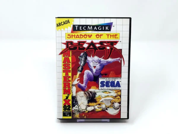 Portada de Shadow of the Beast (ESP) para Sega Master System, edición PAL España, de segunda mano