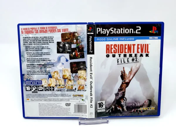 Resident Evil: Outbreak: File #2 (ESP) (Carátula) para PlayStation 2, edición PAL España, de segunda mano