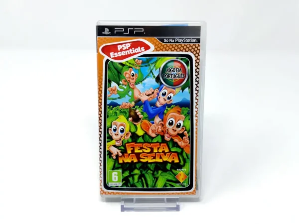Portada de Festa na Selva (POR) (Essentials) para PSP, edición PAL Portugal, de segunda mano