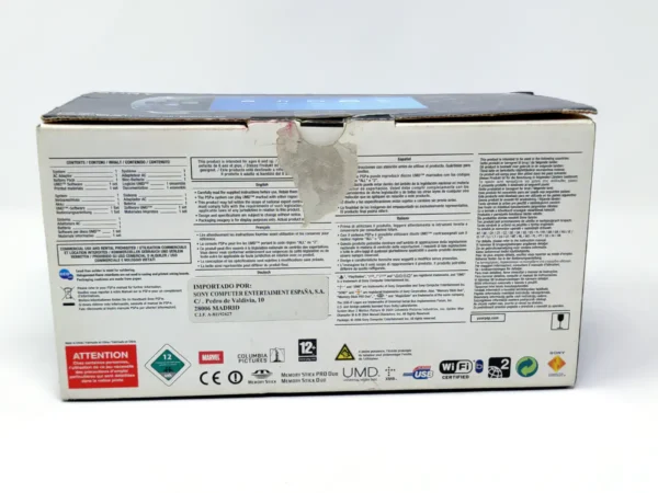 PSP 1000 Negra (Consola) (Con Caja) (Rebajado) para PSP, edición PAL, de segunda mano