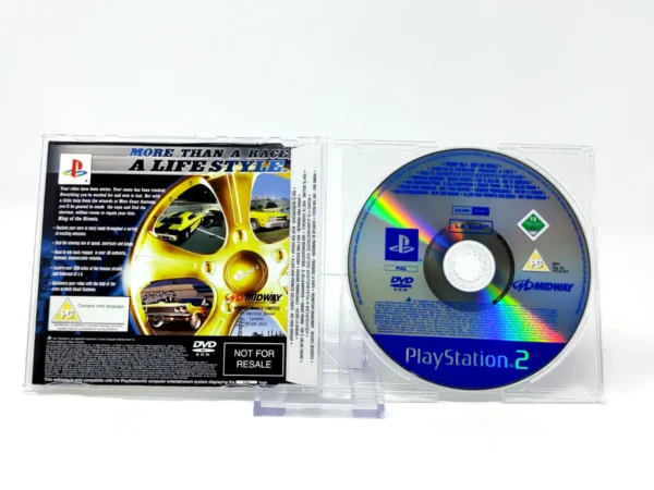Parte trasera de L.A. Rush (UK) (Promo) para PlayStation 2, edición PAL UK