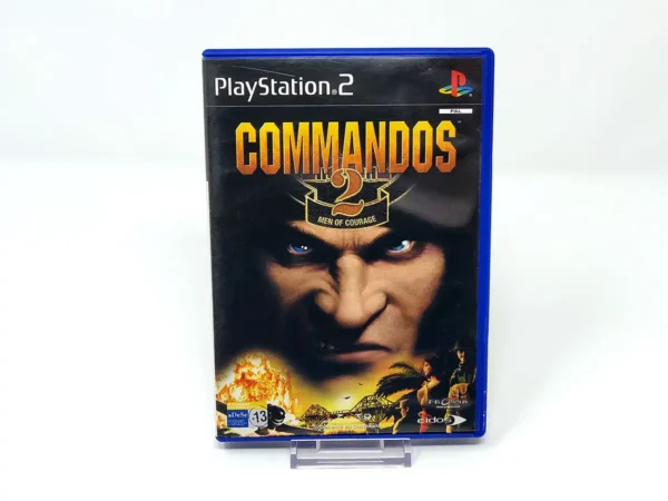 Portada de Commandos 2: Men of Courage (ESP) (v2) para PlayStation 2, edición PAL España, de segunda mano