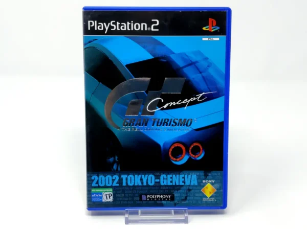 Portada de Gran Turismo Concept: 2002 Tokyo-Geneva (ESP) para PlayStation 2, edición PAL España, de segunda mano