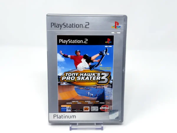 Portada de Tony Hawk's Pro Skater 3 (ESP) (Platinum) para PlayStation 2, edición PAL España, de segunda mano
