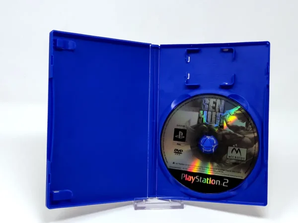 Interior del juego Ben Hur: Blood of Braves (ITA) (Rebajado) para PlayStation 2 con disco y manual