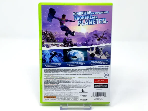 Parte trasera de SSX (ALE) para XBOX 360, edición PAL Alemania