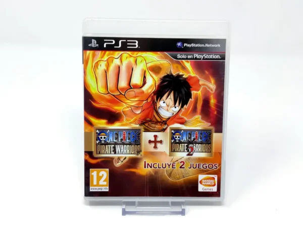 Portada de One Piece: Pirate Warriors + One Piece: Pirate Warriors 2 (ESP) para PlayStation 3, edición PAL España, de segunda mano