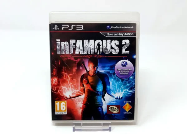 Portada de inFamous 2 (ESP) para PlayStation 3, edición PAL España, de segunda mano