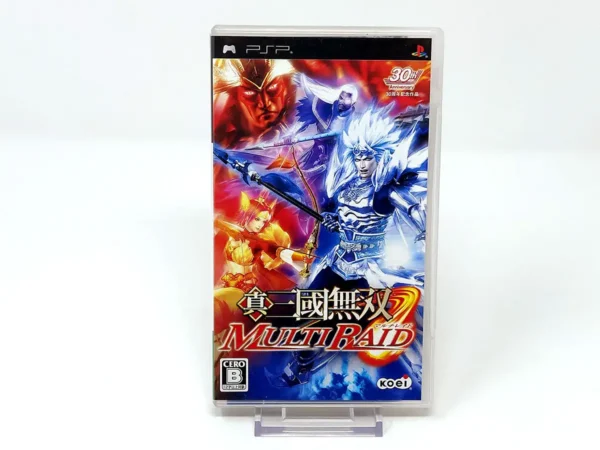Portada de Shin Sangoku Musou: Multi Raid (JAP) para PSP, edición NTSC Japón, de segunda mano