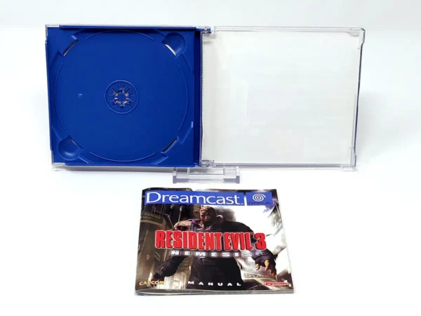 Lateral de la caja de Resident Evil 3: Nemesis (ESP) para Sega Dreamcast