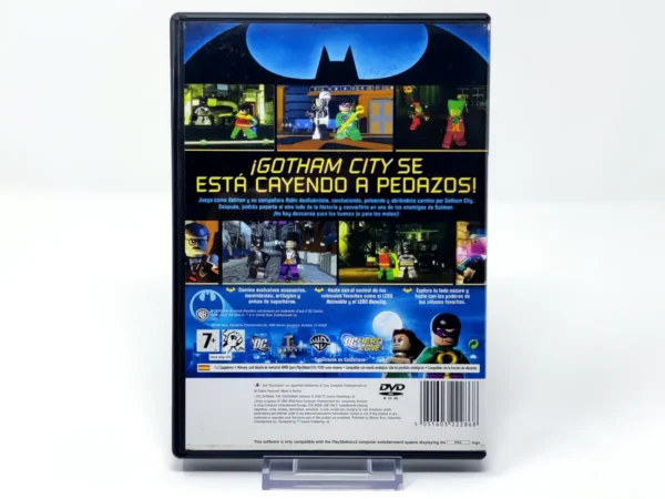 Parte trasera de LEGO Batman: The Videogame (ESP) (Rebajado) para PlayStation 2, edición PAL España