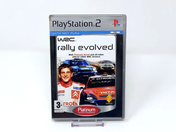 Portada de WRC: Rally Evolved (FRA) (Platinum) para PlayStation 2, edición PAL Francia, de segunda mano