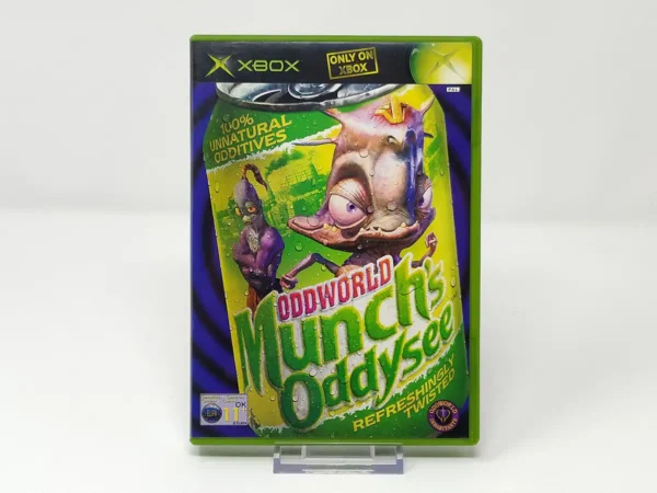 Portada de Oddworld: Munch's Oddysee (UK) para XBOX, edición PAL UK, de segunda mano