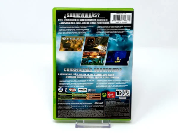 Parte trasera de Pariah (ESP) para XBOX, edición PAL España