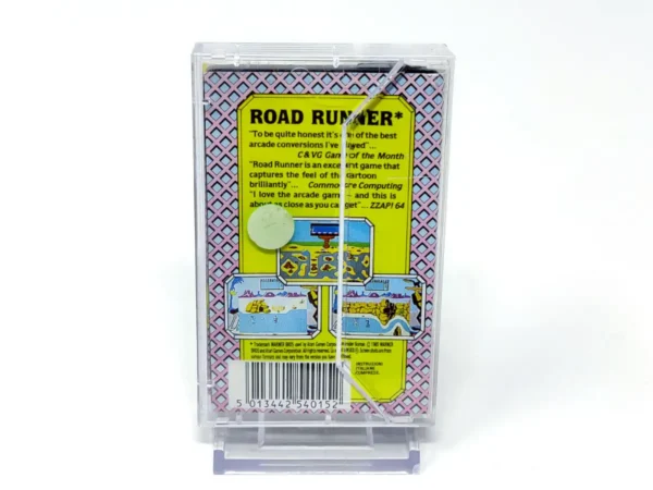 Parte trasera de Road Runner (Kixx) para Sinclair ZX Spectrum, edición PAL