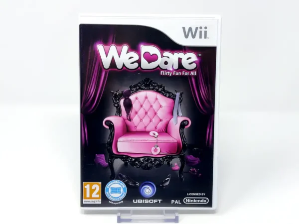 Portada de We Dare: Flirty Fun For All (UK) para Nintendo Wii, edición PAL UK, de segunda mano